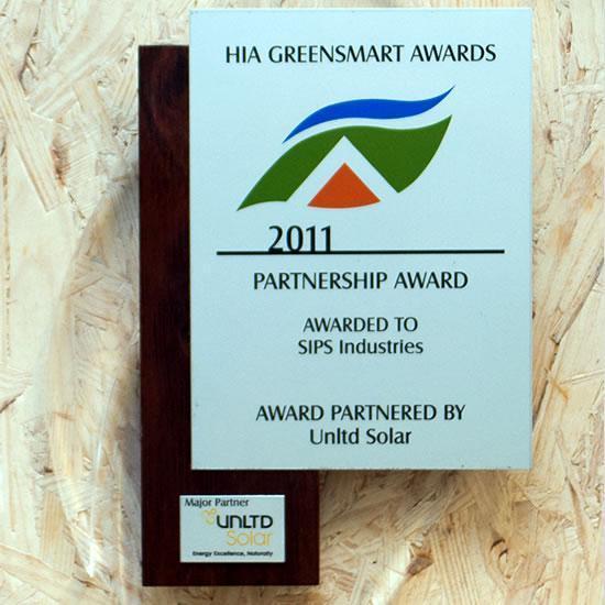 HIA GreenSmart Award Winner 2011 - PARTNERSHIP AWARD