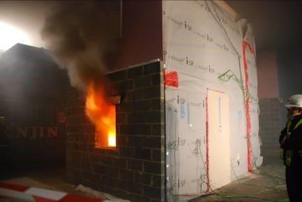60 minute fire test of SIPs wall
