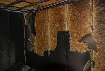 60 minute fire test of SIPs wall