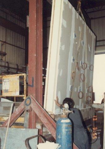 Mounting the SIP wall