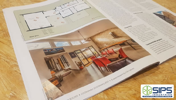 The Owner Builder Magazine featured article on a SIPs home.